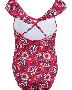 Janie and Jack Rosette Floral Onepiece Swim (Toddler/Little Kid/Big Kid)