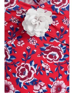 Janie and Jack Rosette Floral Onepiece Swim (Toddler/Little Kid/Big Kid)
