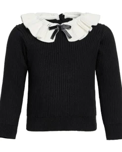 Janie and Jack Ruffle Collar Sweater (Infant)