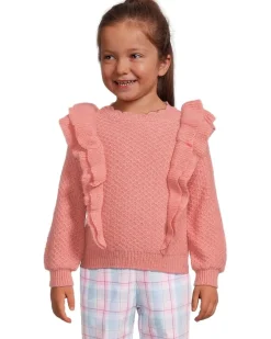 Janie and Jack Ruffle Sweater (Infant)