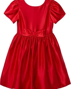Janie and Jack Satin Tulip Sleeve Dress (Toddler/Little Kids/Big Kids)