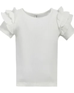 Janie and Jack Seersucker Sleeve Top (Infant)