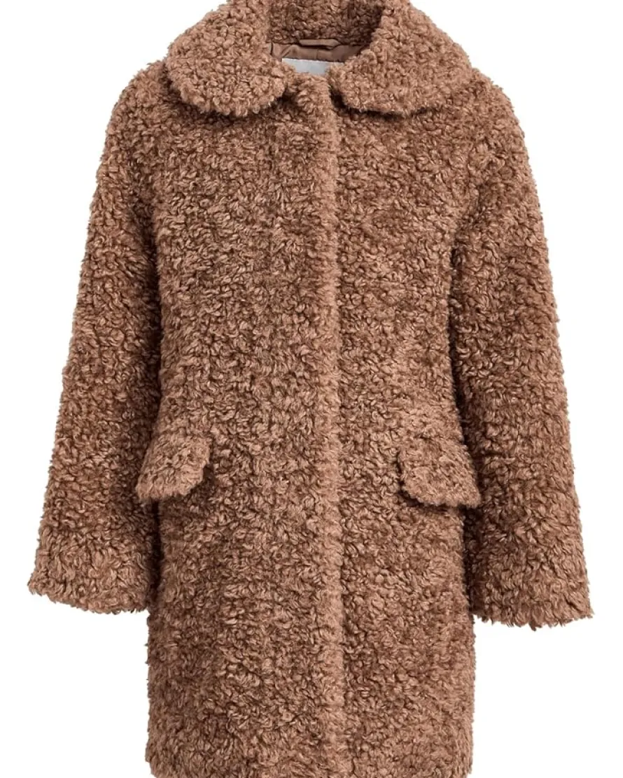 Janie and Jack Tan Sherpa Coat (Toddler/Little Kid/Big Kid)