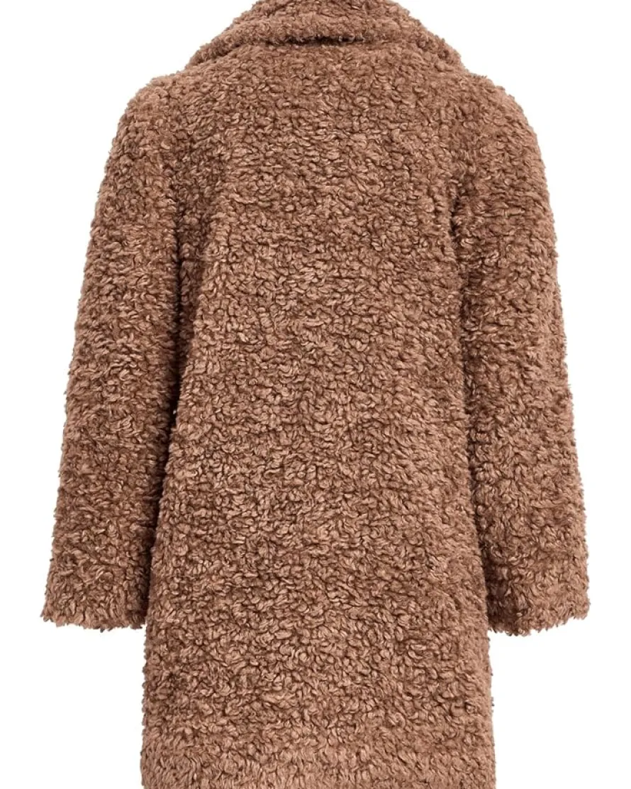 Janie and Jack Tan Sherpa Coat (Toddler/Little Kid/Big Kid)