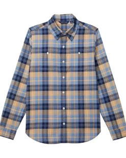 Janie and Jack Twill Plaid Woven Top (Toddler/Little Kid/Big Kid)