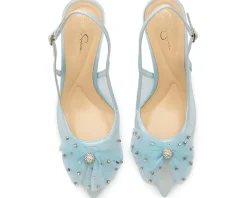Jessica Simpson Lavilra Tulle Bow Embellished Pumps Women's