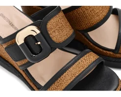 Johnston & Murphy Addison Buckle Strap Wedge Women's