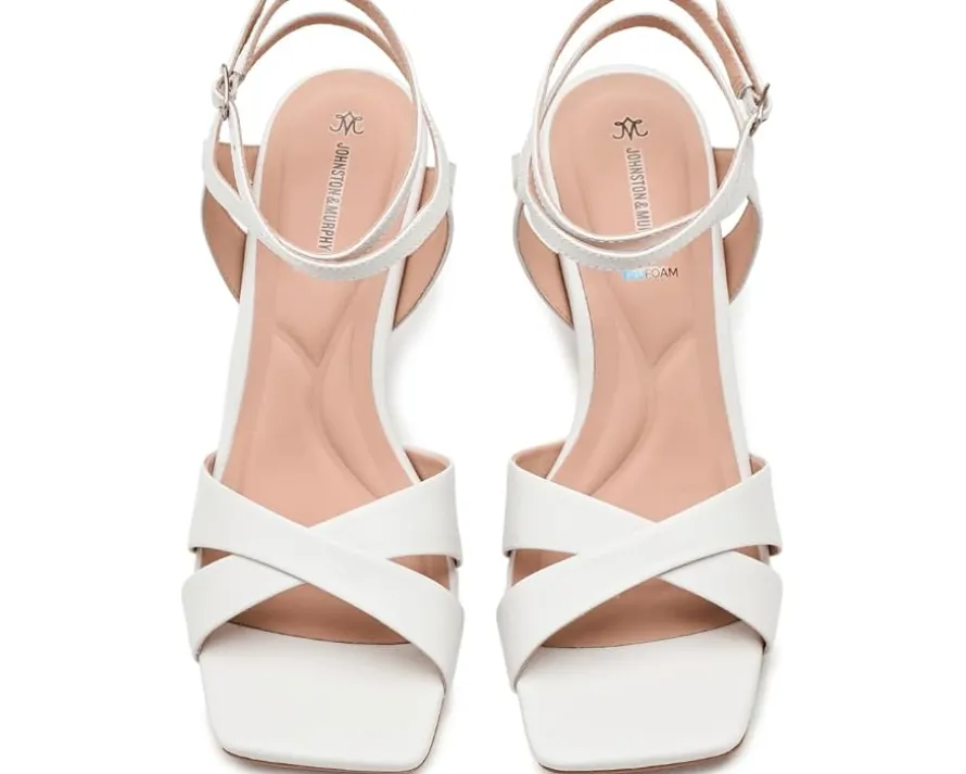 Johnston & Murphy Christine Cross Band Sandals Women's