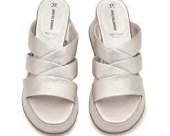 Johnston & Murphy Colleen Triple Band Slide Women's