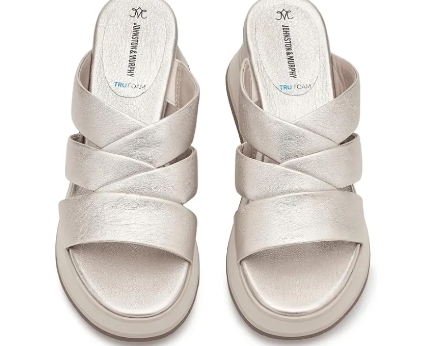 Johnston & Murphy Colleen Triple Band Slide Women's
