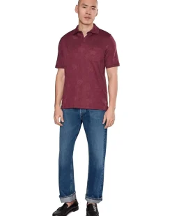 Johnston & Murphy Evans Jacquard Polo Men's