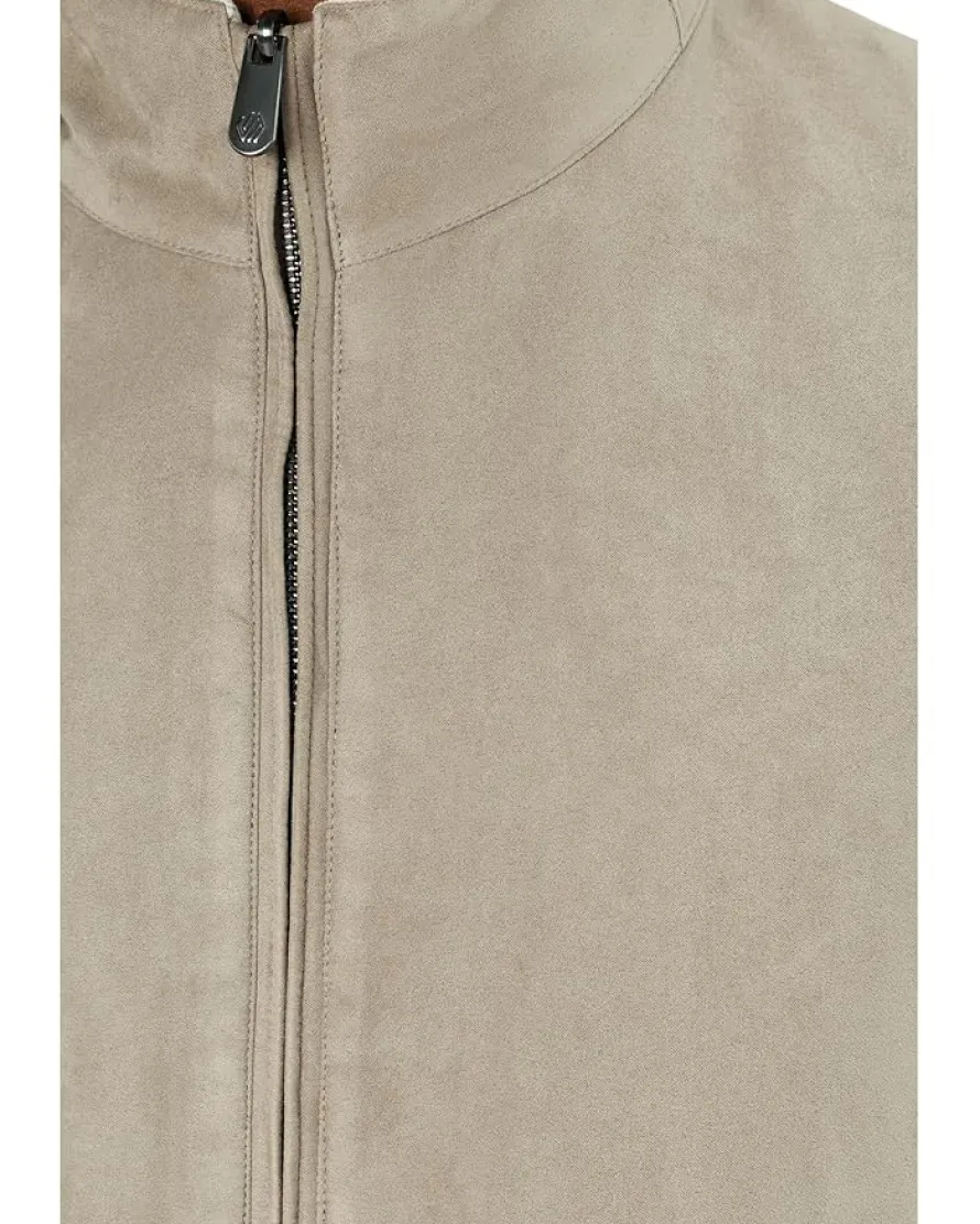 Johnston & Murphy Faux Suede Reversible Vest Men's
