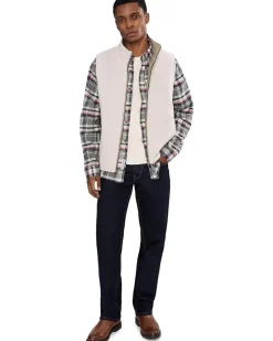 Johnston & Murphy Faux Suede Reversible Vest Men's