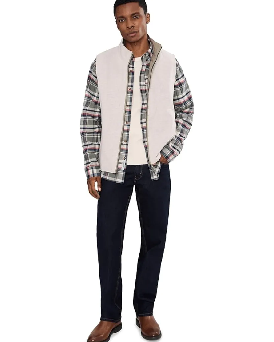 Johnston & Murphy Faux Suede Reversible Vest Men's