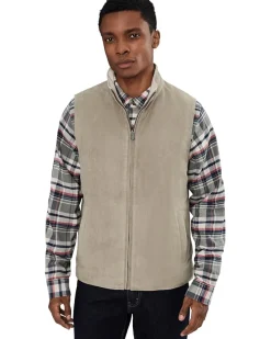 Johnston & Murphy Faux Suede Reversible Vest Men's
