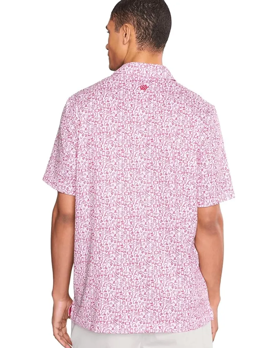 Johnston & Murphy Game Day Multi-sport Print Polo Men's