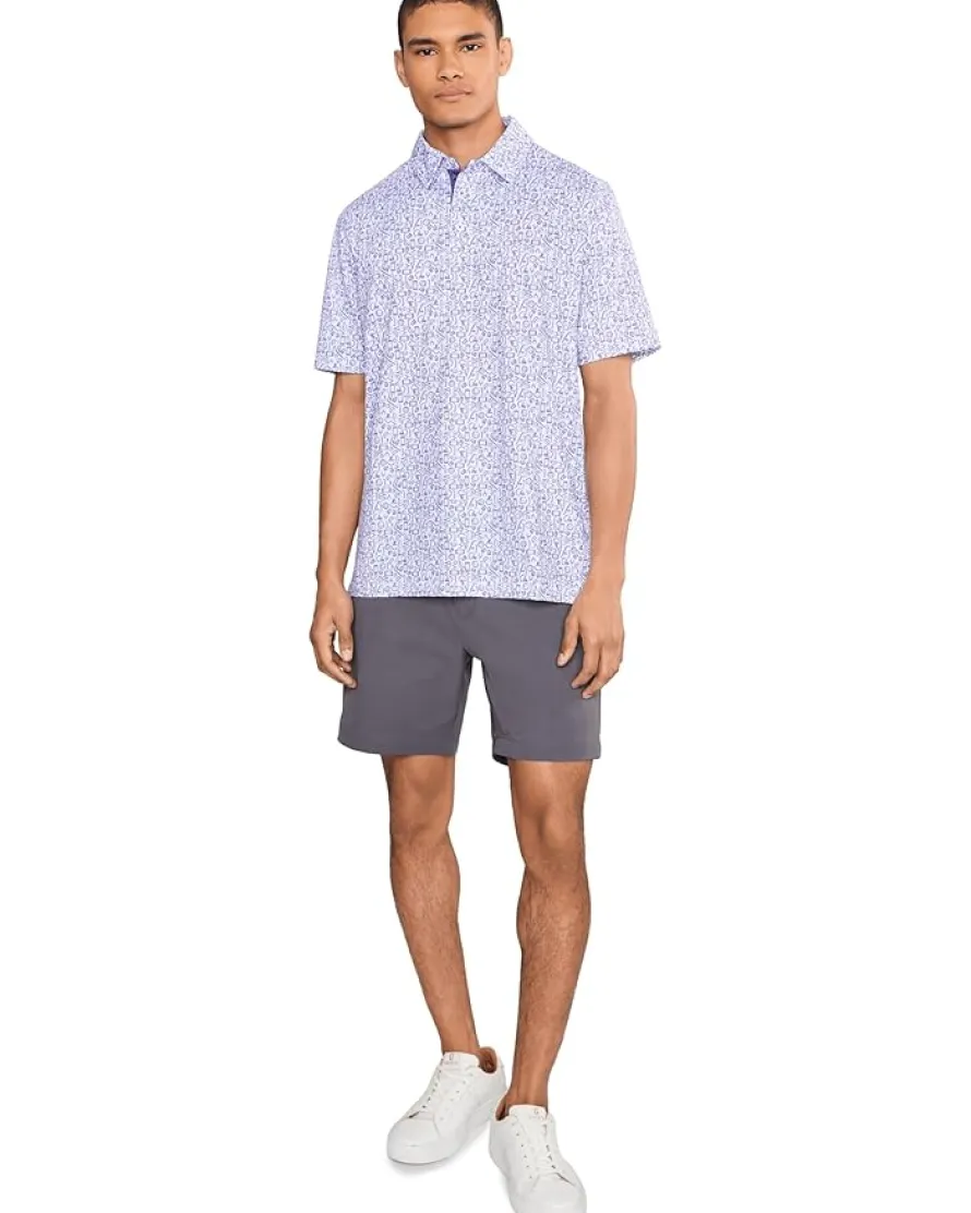 Johnston & Murphy Game Day Multi-sport Print Polo Men's