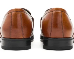 Johnston & Murphy Gibbons Embossed Bit Loafers Men's