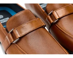 Johnston & Murphy Gibbons Embossed Bit Loafers Men's