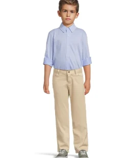 Johnston & Murphy Kids Boys Xc Flex Stretch Long-sleeve Shirt (Big Kid)