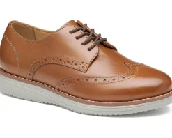 Johnston & Murphy Kids Upton Wingtip (Little Kid/Big Kid)