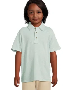 Johnston & Murphy Kids Vintage Slub Polo (Big Kid)