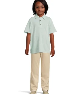 Johnston & Murphy Kids Vintage Slub Polo (Big Kid)