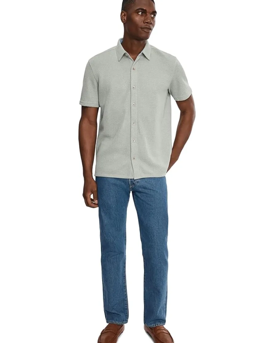 Johnston & Murphy Linden Short-sleeve Knit Shirt Men's