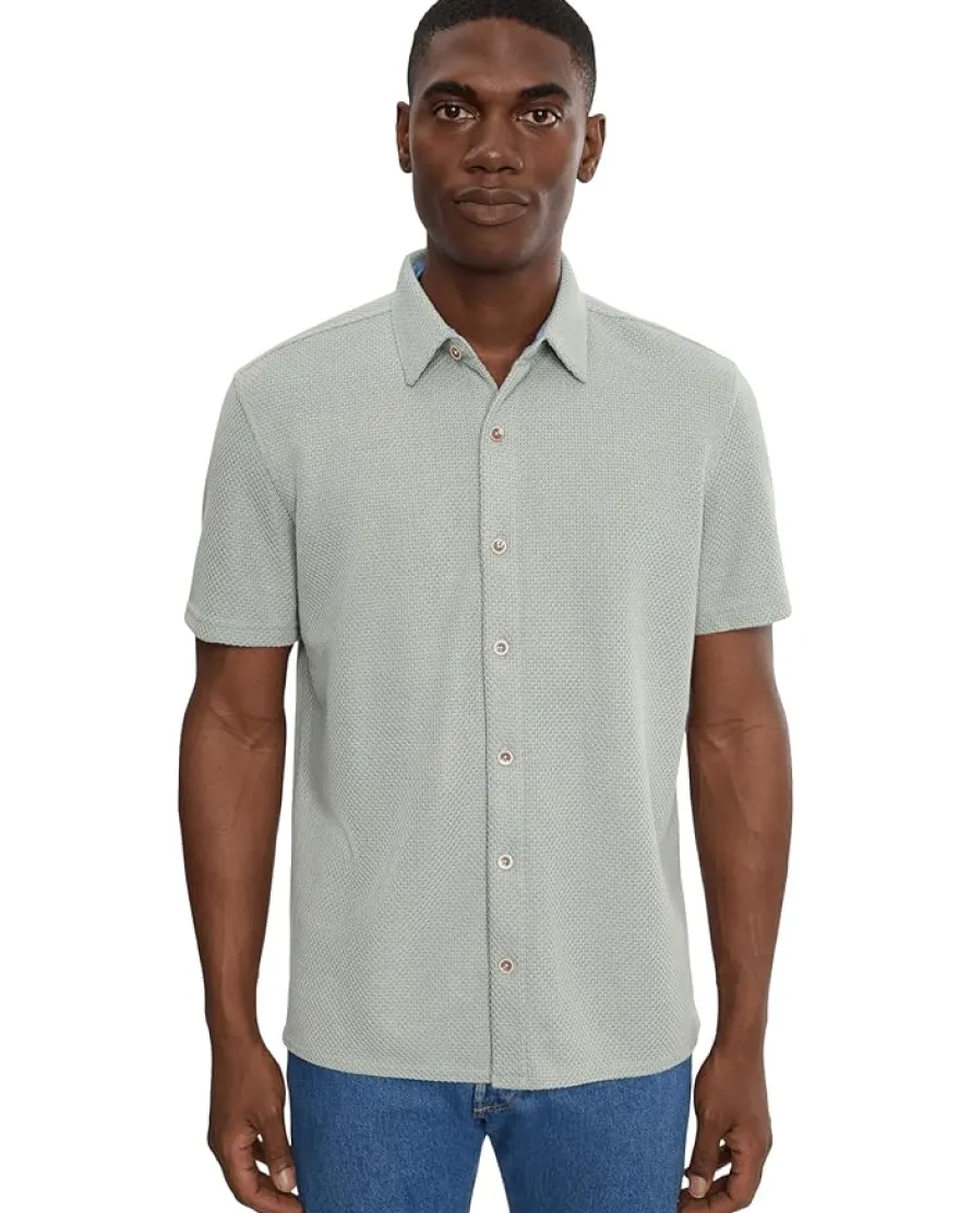 Johnston & Murphy Linden Short-sleeve Knit Shirt Men's