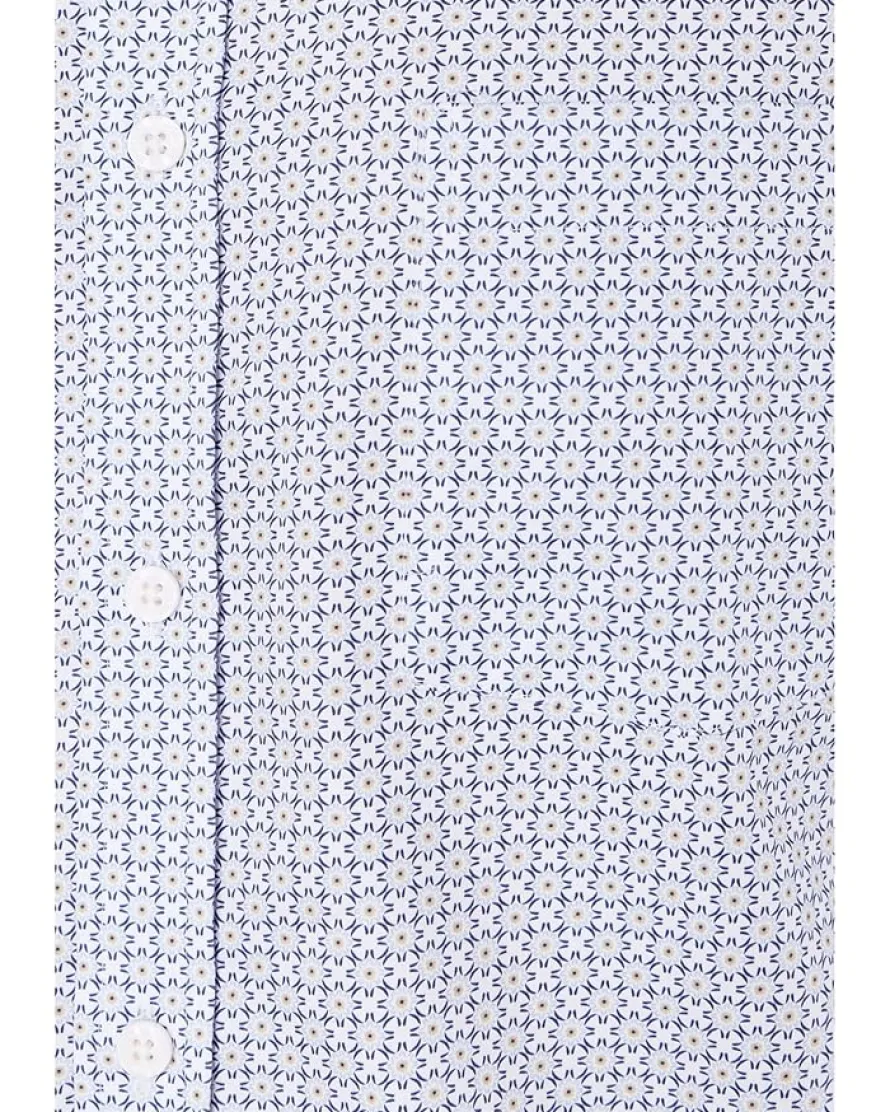Johnston & Murphy Printed Cotton Shirt Men's