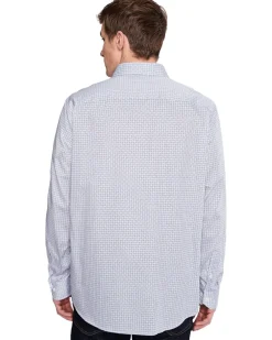 Johnston & Murphy Printed Cotton Shirt Men's