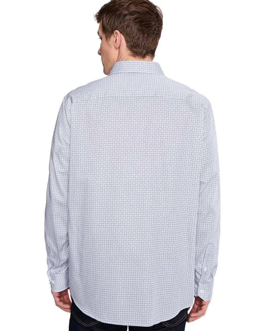 Johnston & Murphy Printed Cotton Shirt Men's