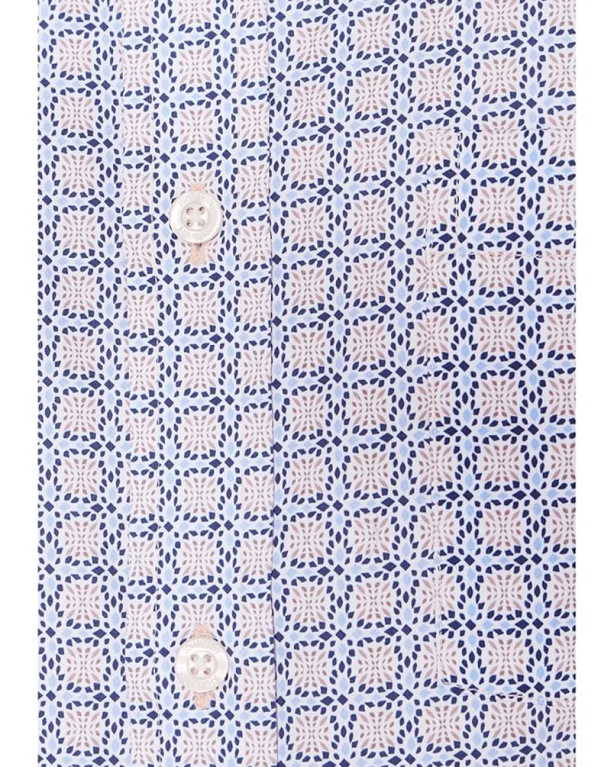 Johnston & Murphy Printed Cotton Shirt Men's
