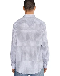 Johnston & Murphy Printed Cotton Shirt Men's