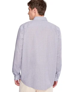 Johnston & Murphy Printed Cotton Shirt Men's