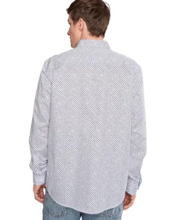 Johnston & Murphy Printed Cotton Shirt Men's