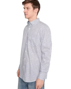 Johnston & Murphy Printed Cotton Shirt Men's
