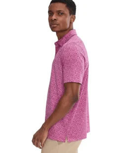 Johnston & Murphy Xc+ Ace Printed Performance Polo Men's