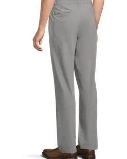 Johnston & Murphy XC4 Heathered Performance Flat Front Pants Men's