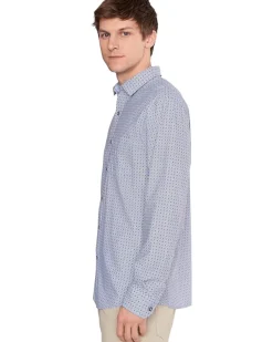 Johnston & Murphy XC+ Motion Long Sleeve Dress Knit Shirt Men's