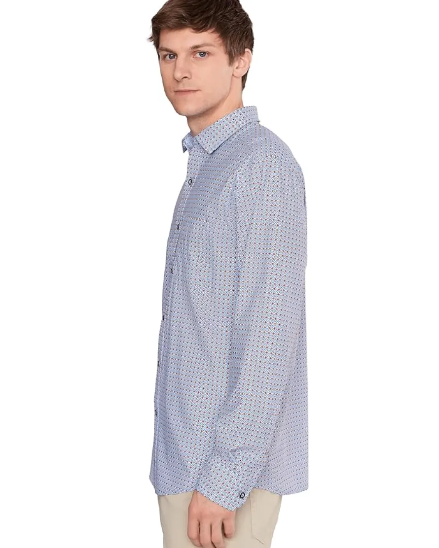 Johnston & Murphy XC+ Motion Long Sleeve Dress Knit Shirt Men's