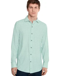 Johnston & Murphy XC+ Motion Long Sleeve Dress Knit Shirt Men's