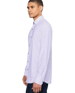 Johnston & Murphy XC+ Motion Long Sleeve Dress Knit Shirt Men's