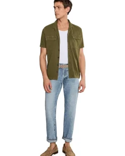 John Varvatos Amadora Camp Collar Shirt Men's