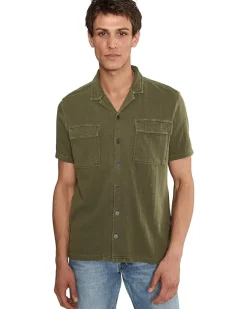 John Varvatos Amadora Camp Collar Shirt Men's