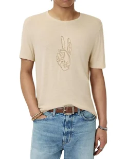 John Varvatos Cording Peace Tee KG6971F25 Men's