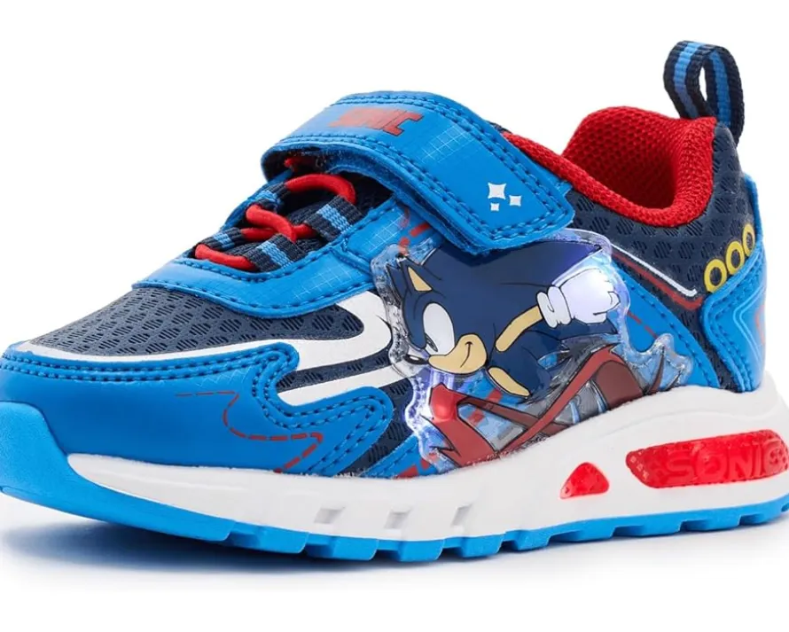Josmo Sonic the Hedgehog Lighted Sneaker (Little Kid/Toddler)