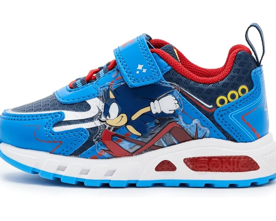 Josmo Sonic the Hedgehog Lighted Sneaker (Little Kid/Toddler)
