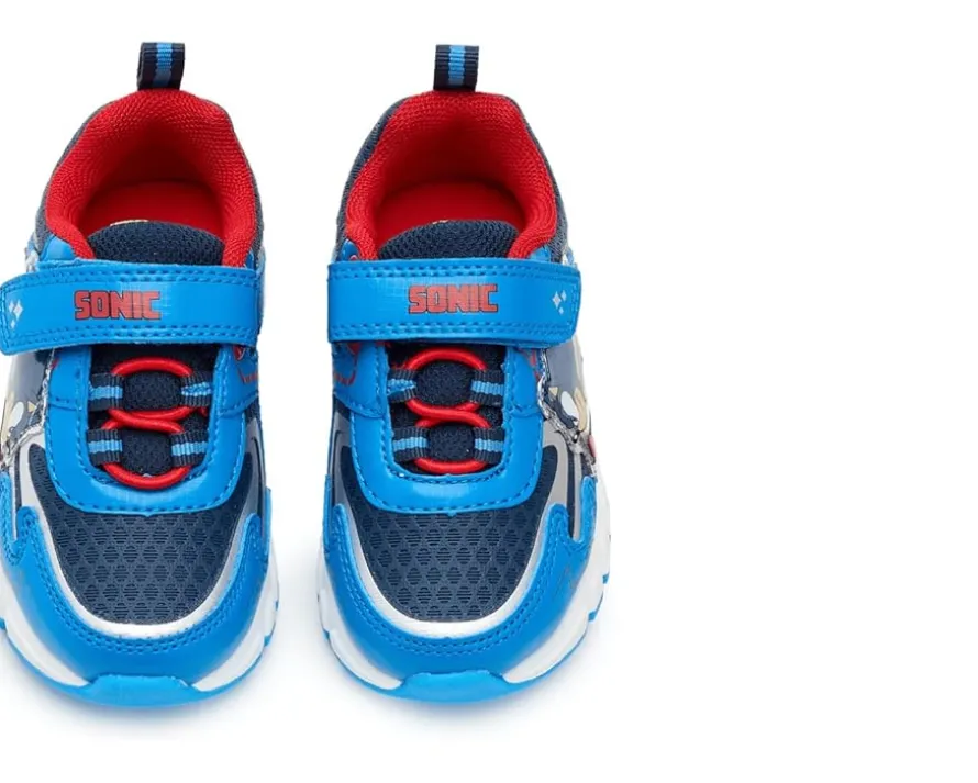 Josmo Sonic the Hedgehog Lighted Sneaker (Little Kid/Toddler)