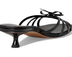 Kate Spade New York Carolina Patent Leather Kitten Heel Sandals Women's